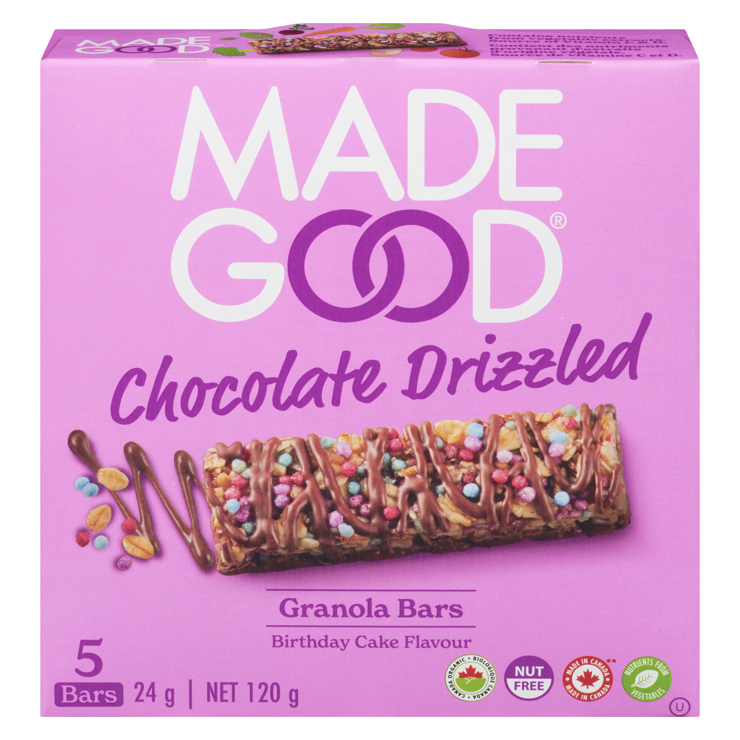 MADE GOOD CRACKER CHOC DRIZ B/
